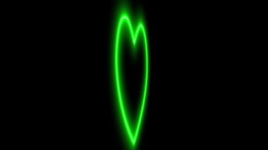 Neon işareti nesne elektriksel animasyon grafikleri