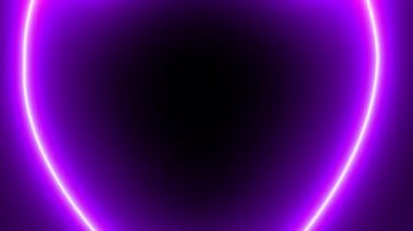 Neon işareti nesne elektriksel animasyon grafikleri
