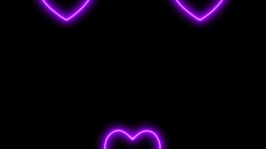 Neon işareti nesne elektriksel animasyon grafikleri