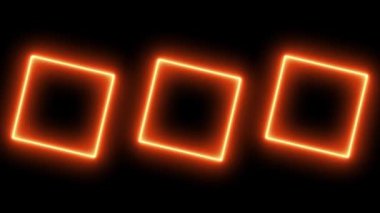 Neon işareti nesne elektriksel animasyon grafikleri