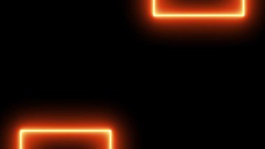 Neon işareti nesne elektriksel animasyon grafikleri