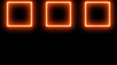 Neon işareti nesne elektriksel animasyon grafikleri