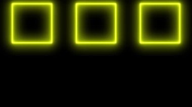 Neon işareti nesne elektriksel animasyon grafikleri