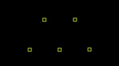 Neon işareti nesne elektriksel animasyon grafikleri