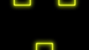 Neon işareti nesne elektriksel animasyon grafikleri