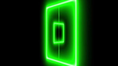 Neon işareti nesne elektriksel animasyon grafikleri