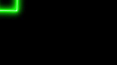 Neon işareti nesne elektriksel animasyon grafikleri