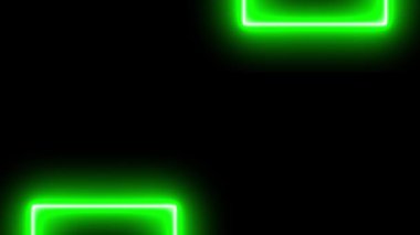 Neon işareti nesne elektriksel animasyon grafikleri