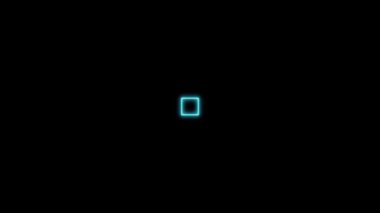 Neon işareti nesne elektriksel animasyon grafikleri