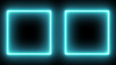 Neon işareti nesne elektriksel animasyon grafikleri