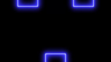 Neon işareti nesne elektriksel animasyon grafikleri