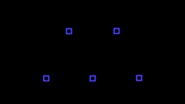 Neon işareti nesne elektriksel animasyon grafikleri