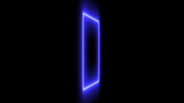 Neon işareti nesne elektriksel animasyon grafikleri