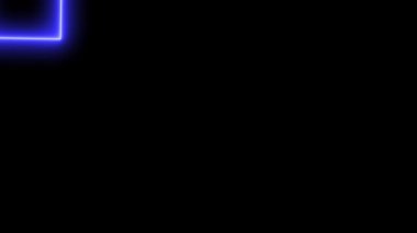Neon işareti nesne elektriksel animasyon grafikleri