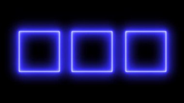 Neon işareti nesne elektriksel animasyon grafikleri