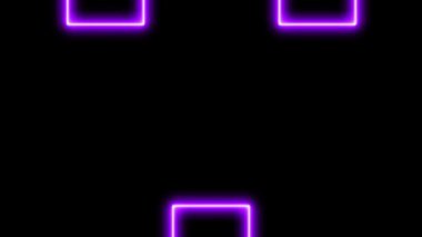 Neon işareti nesne elektriksel animasyon grafikleri