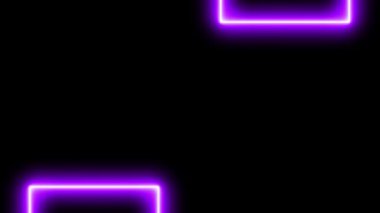 Neon işareti nesne elektriksel animasyon grafikleri