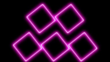 Neon işareti nesne elektriksel animasyon grafikleri