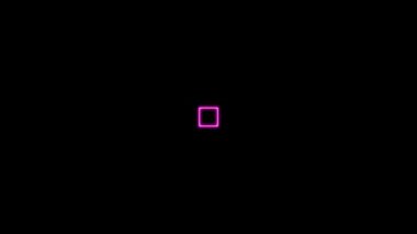 Neon işareti nesne elektriksel animasyon grafikleri