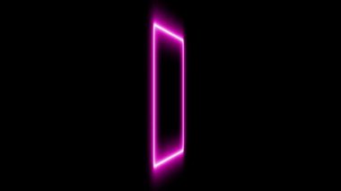 Neon işareti nesne elektriksel animasyon grafikleri