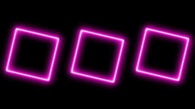Neon işareti nesne elektriksel animasyon grafikleri