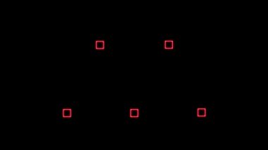 Neon işareti nesne elektriksel animasyon grafikleri