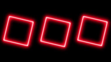 Neon işareti nesne elektriksel animasyon grafikleri