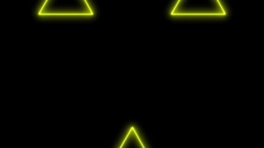 Neon işareti nesne elektriksel animasyon grafikleri