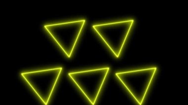 Neon işareti nesne elektriksel animasyon grafikleri