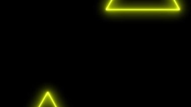 Neon işareti nesne elektriksel animasyon grafikleri