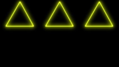 Neon işareti nesne elektriksel animasyon grafikleri