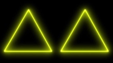 Neon işareti nesne elektriksel animasyon grafikleri