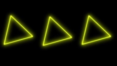 Neon işareti nesne elektriksel animasyon grafikleri