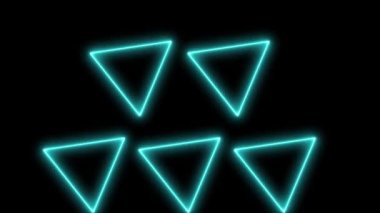 Neon işareti nesne elektriksel animasyon grafikleri