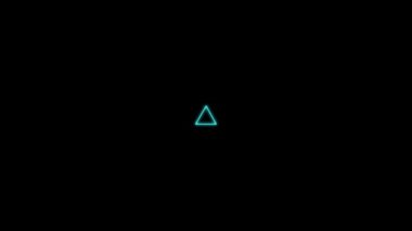Neon işareti nesne elektriksel animasyon grafikleri
