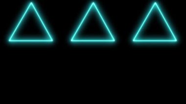 Neon işareti nesne elektriksel animasyon grafikleri