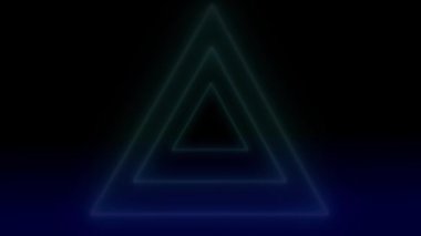 Neon işareti nesne elektriksel animasyon grafikleri