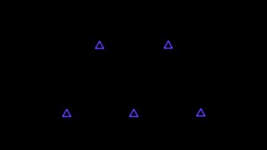 Neon işareti nesne elektriksel animasyon grafikleri