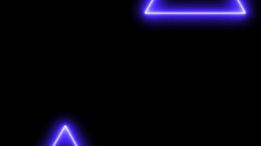 Neon işareti nesne elektriksel animasyon grafikleri