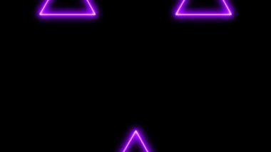 Neon işareti nesne elektriksel animasyon grafikleri