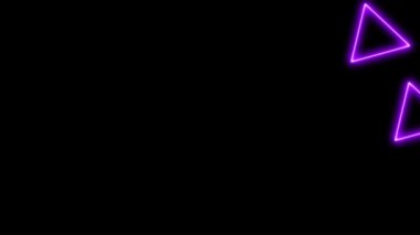 Neon işareti nesne elektriksel animasyon grafikleri