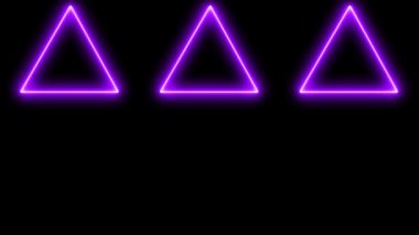 Neon işareti nesne elektriksel animasyon grafikleri