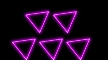 Neon işareti nesne elektriksel animasyon grafikleri
