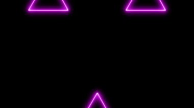 Neon işareti nesne elektriksel animasyon grafikleri