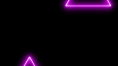 Neon işareti nesne elektriksel animasyon grafikleri