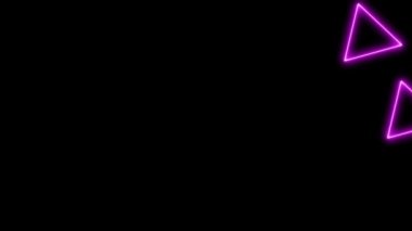 Neon işareti nesne elektriksel animasyon grafikleri