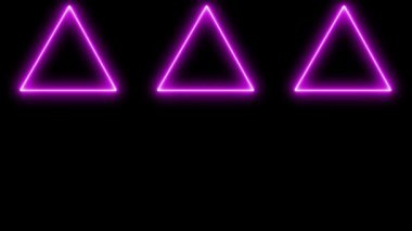 Neon işareti nesne elektriksel animasyon grafikleri