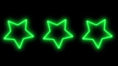 Neon işareti nesne elektriksel animasyon grafikleri