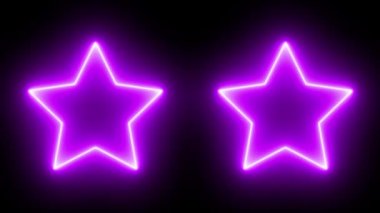 Neon işareti nesne elektriksel animasyon grafikleri