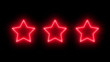 Neon işareti nesne elektriksel animasyon grafikleri